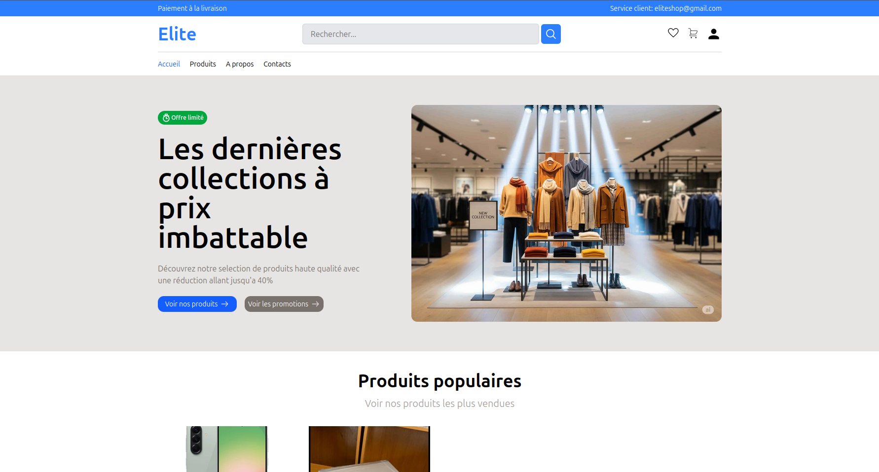 Projet E-commerce